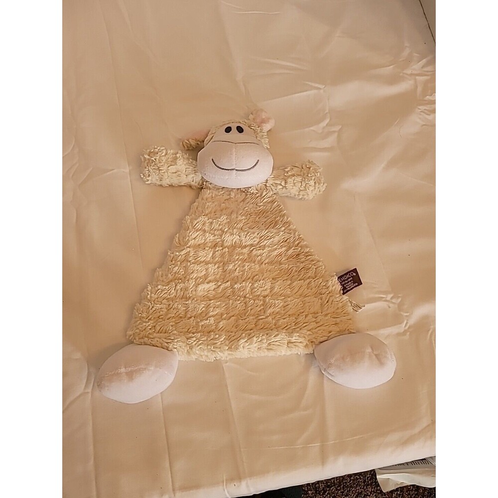 Lamb Lovey Demdaco Rattle Security Blanket Cozies Langley Plush Baby Infant Toy